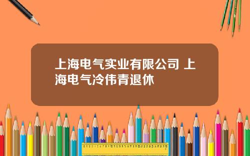 上海电气实业有限公司 上海电气冷伟青退休