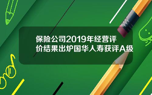 保险公司2019年经营评价结果出炉国华人寿获评A级