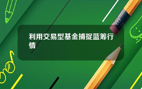 利用交易型基金捕捉蓝筹行情