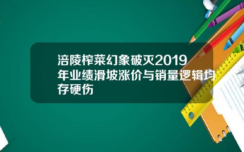 涪陵榨菜幻象破灭2019年业绩滑坡涨价与销量逻辑均存硬伤