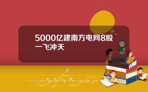 5000亿建南方电网8股一飞冲天