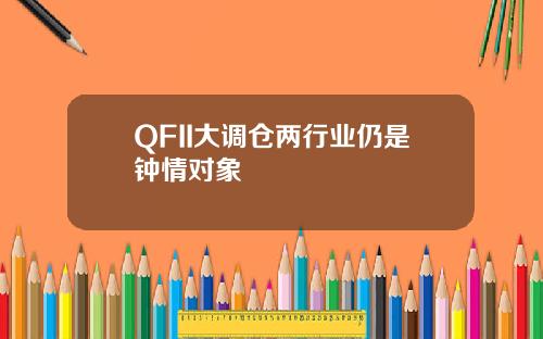 QFII大调仓两行业仍是钟情对象