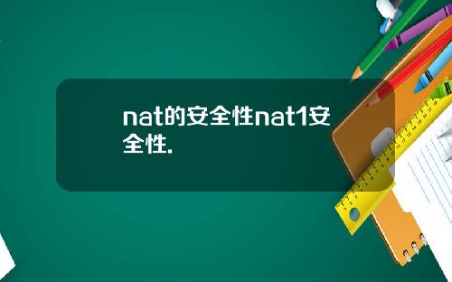 nat的安全性nat1安全性.